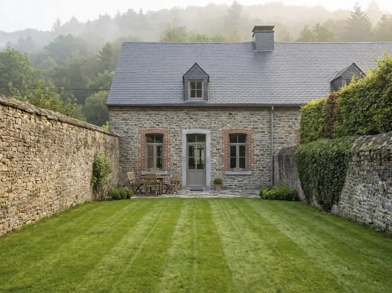 Jardin wallon impeccable après intervention taupier — Liège Est — Verviers & Cantons de l'Est