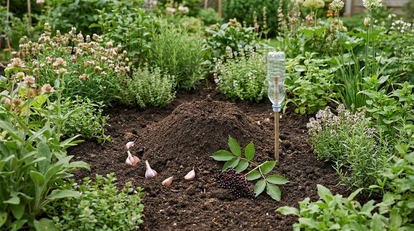 Remède de grand mère pour éloigner les taupes au jardin
